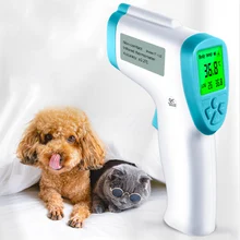 Цифровой термометр для питомца бесконтактный инфракрасный ветеринарный термометр измеритель температуры для собак и кошек