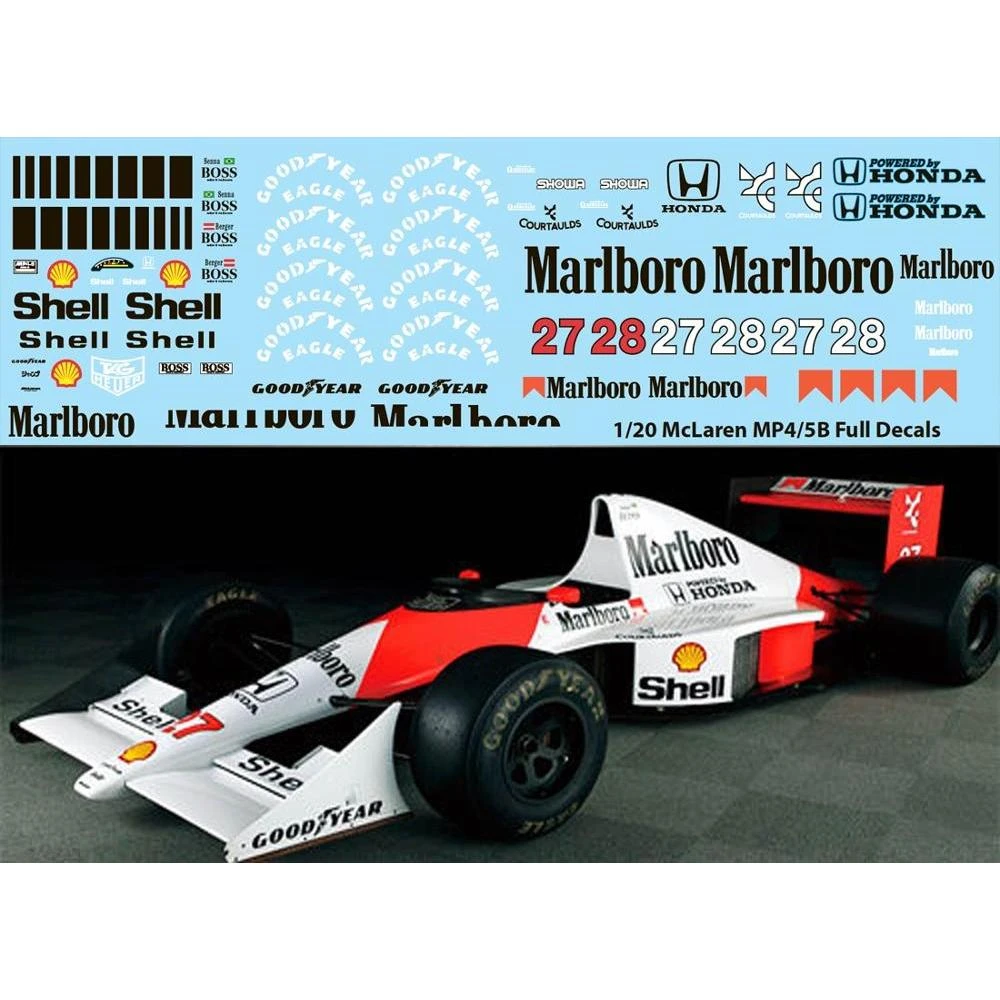 1 Mclaren Mp4 5b Full Tamiya Ayrton Senna Berger Decals Tb Decal Tbd67 Aliexpress