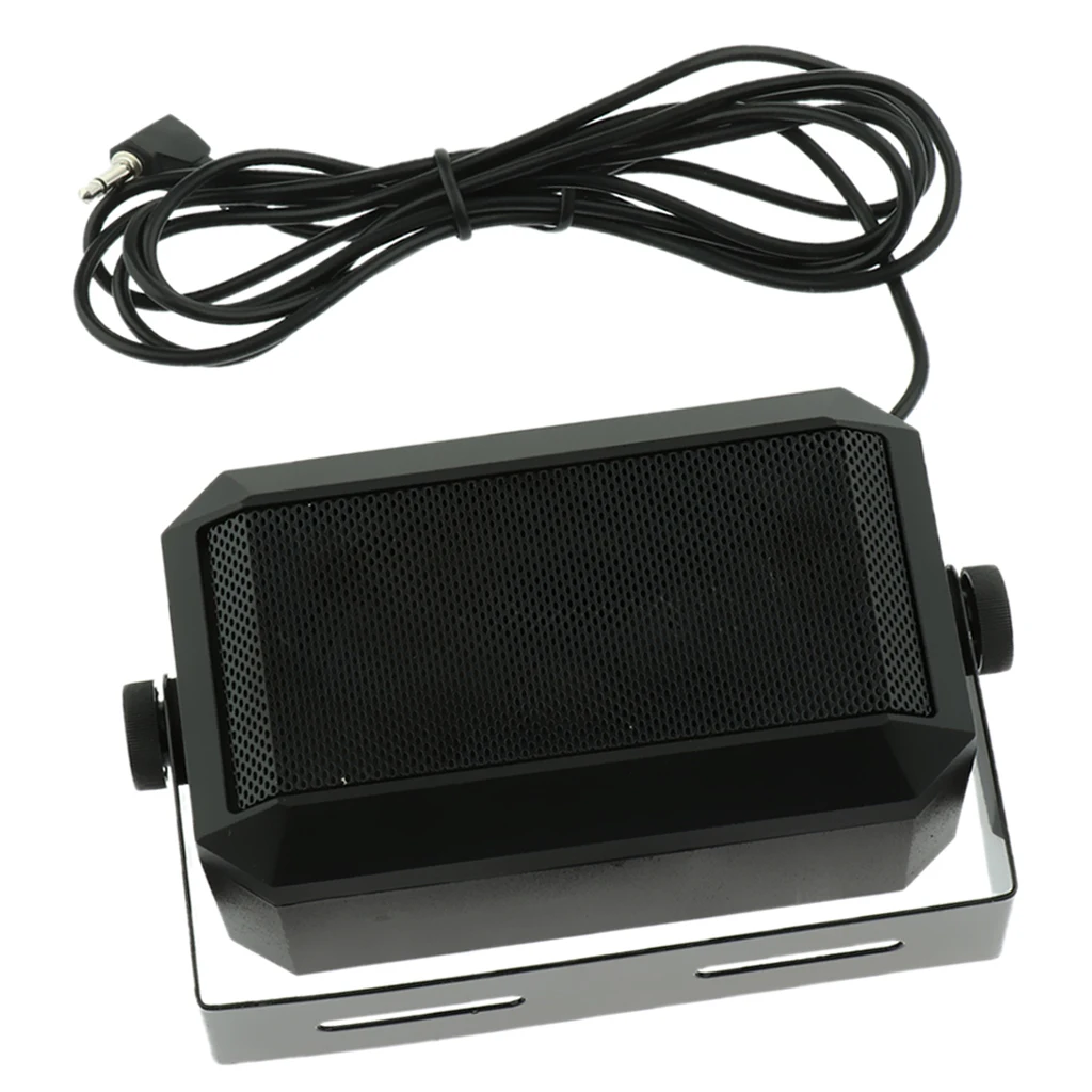 

CB Radio External Speaker HAM Radio Audio Communication Speaker 3.5mm Interface Plug Mini Loudspeaker for Kenwood Mobile Radio