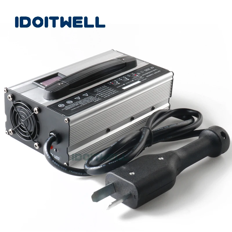 Shenzhen 48V 15A Club Car charger Automatic fast Golf cart charger 48V lead acid battery charger with LED display for Club Car