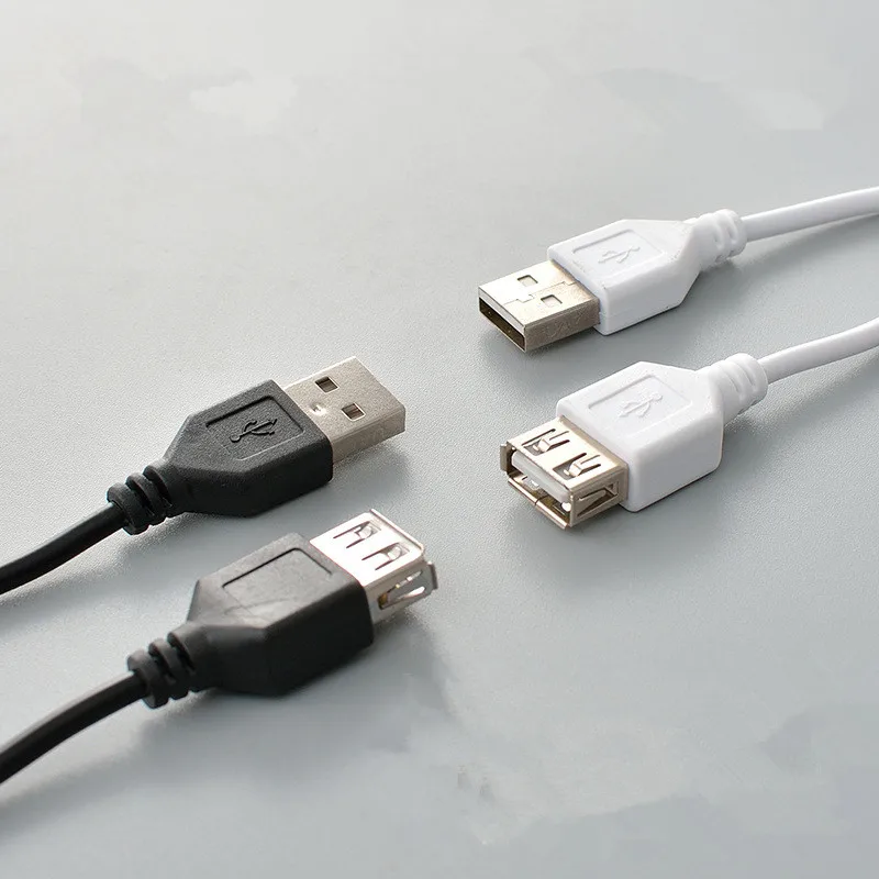 1 шт., USB кабель-удлинитель, Супер Скоростной USB 2,0 кабель для мужчин и женщин, 1 м, кабель-удлинитель для синхронизации данных USB 2,0