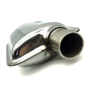 

Stainless Steel car Exhaust Pipe Silencer for Webasto Eberspacher other heaters Car decoration accessories 16.5*8.5cm