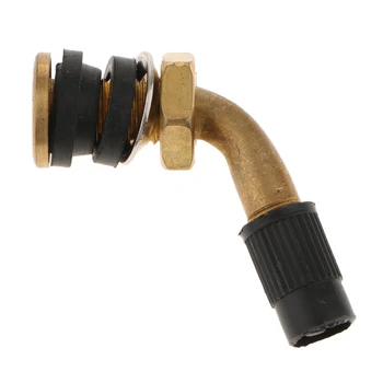 

Car Motorcycle Wheel Tire Brass Valve Extension Adaptor 90 Degree Angle