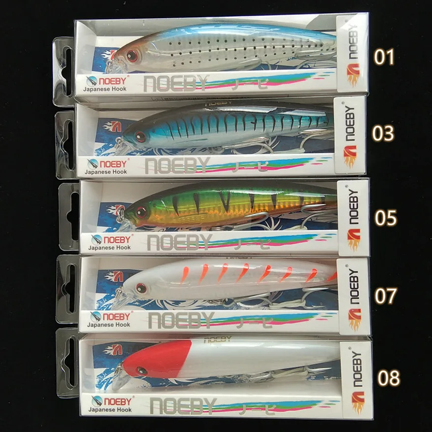 

Noeby 5pcs 14cm 39g Minnow Fishing Lure Hard Plastic Trout Lure Artificial Bait Pesca Wobbler Fishing Accessories