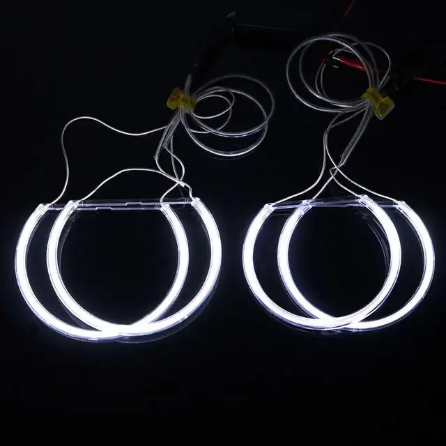 4x Ccfl Angel Eye Halo Led Ring Light White Non-Projector for Bmw E46 3 Series 5