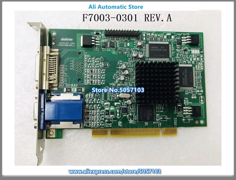 Matrox MVP-1000 拡張カード Matrox MOR/2VD/84* Morphis Frame Grabber Card, PCI, 4x BNC