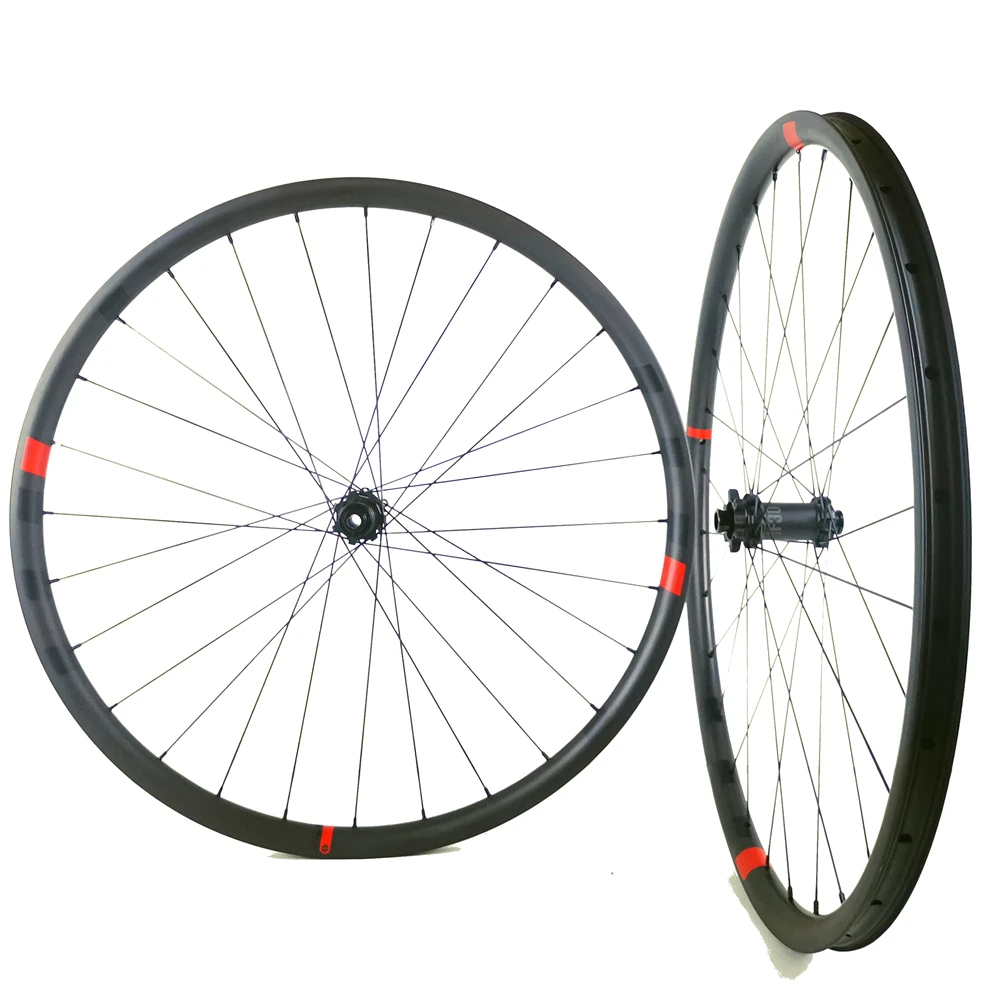 FIM-Flyweight MTB Wheelset For Mountain Bike Tubeless Ready XC Width Carbon Hookless Boost Wheels 29er 15*110 12*148 27 30mm