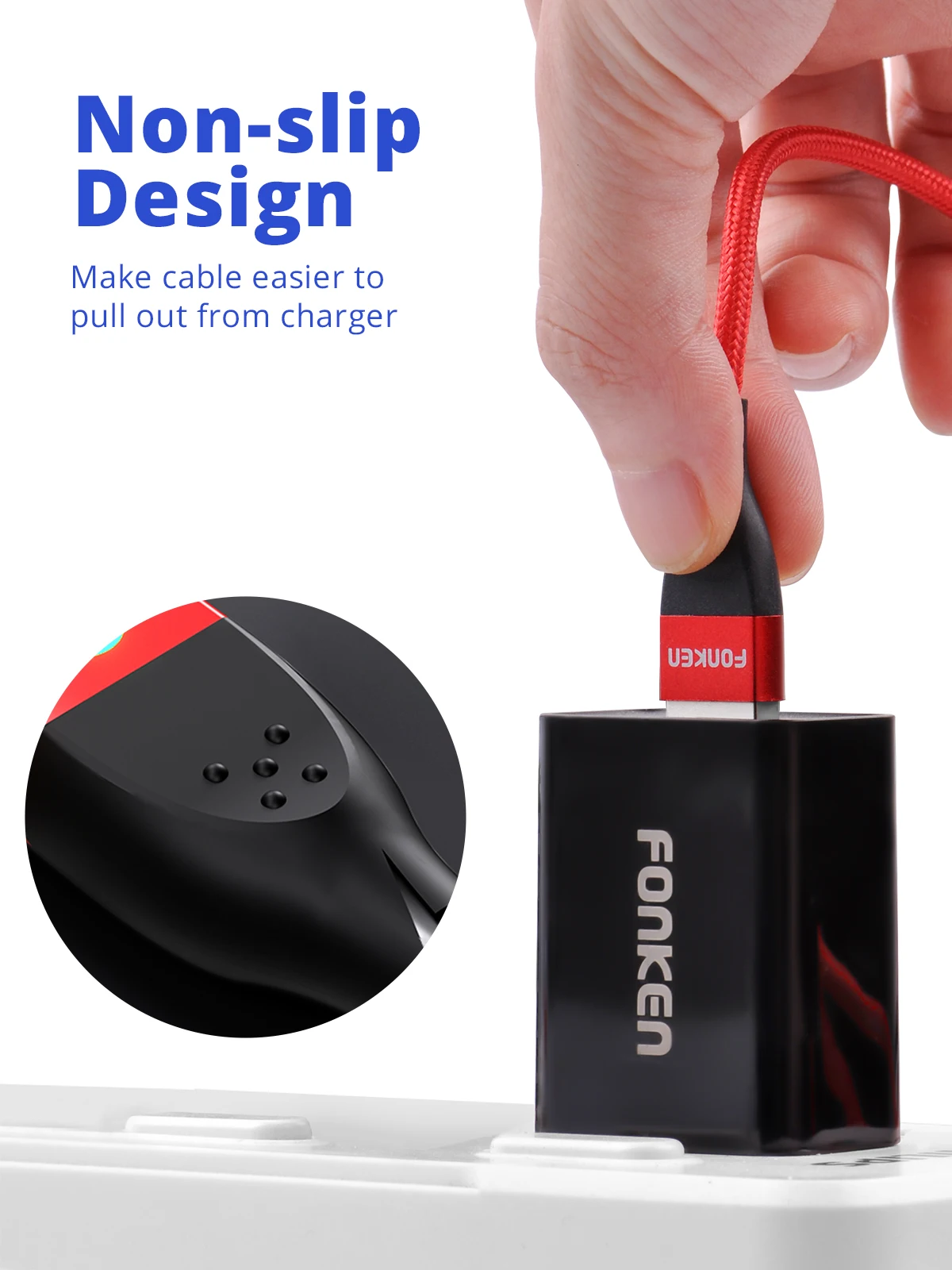 FONKEN Magnetic Cable Micro USB Type C Magnetic Charging Cables Magnetic Charger for iPhone Samsung Huawei Xiaomi Quick Charge