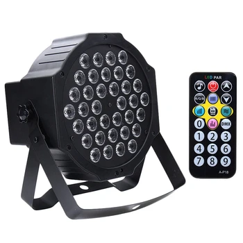 

36 Led Uv Black Light Dmx512 Sound Actived Stage Lighting Disco Club Bar Dj Show,Eu Plug