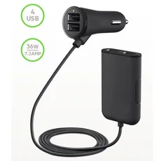 Стиль 4usb автомобильное зарядное устройство один тащить четыре автомобильное зарядное устройство 4 порта зарядное устройство многофункциональный автомобильный мобильный телефон сигарета