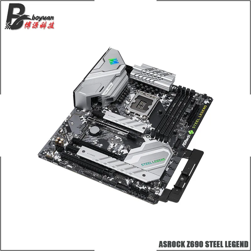 ASROCK Z690 STEEL LEGEND ATX Intel® Z690 USB 3.2 HDMI DisplayPort M.2 SATA  6Gb/s Max DDR4 128G Support 12 Gen LGA 1700