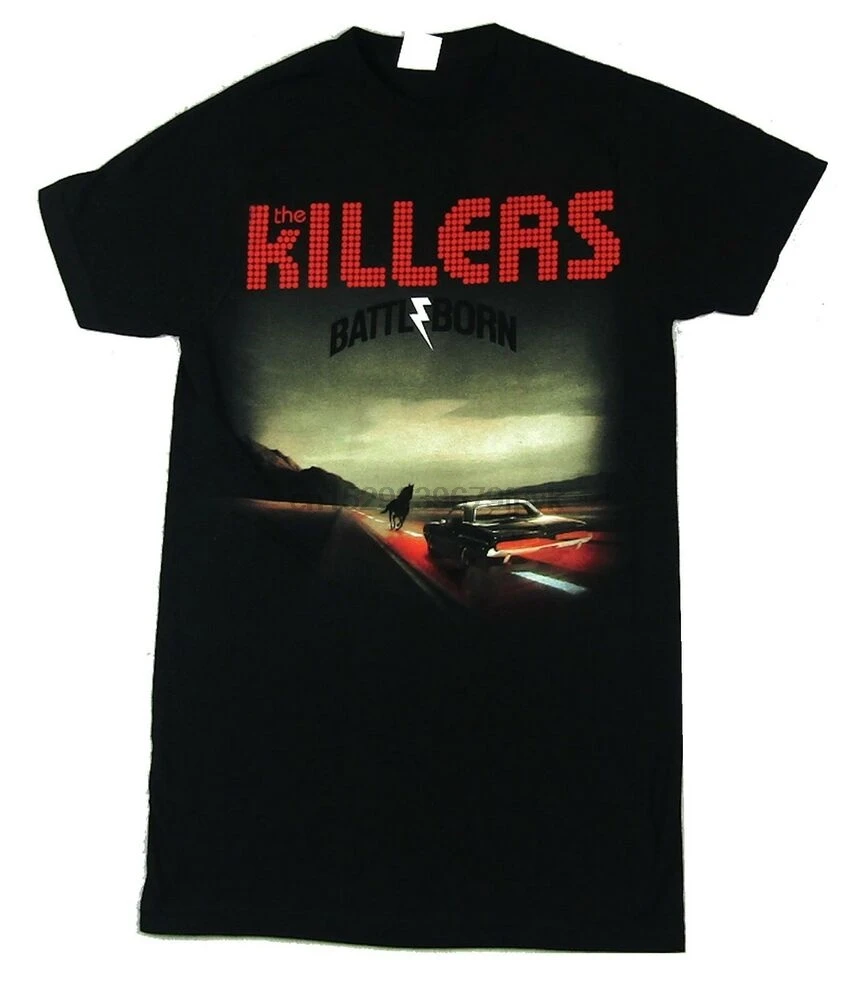 Killers Album Cover Battle Born 2013 Tour MN NV Black T Shirt New