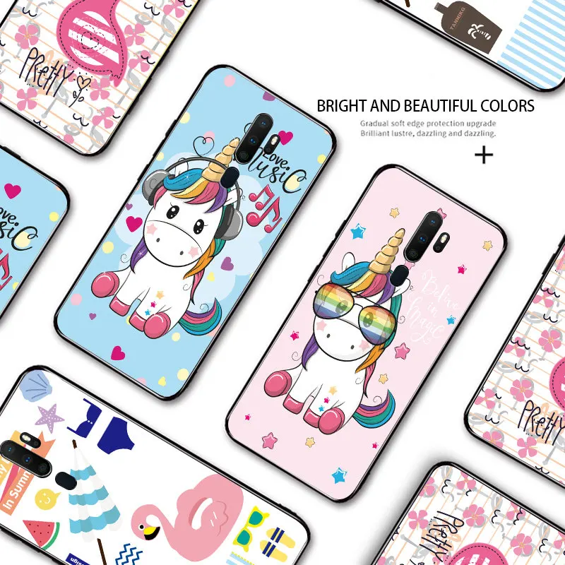 Милый мультяшный чехол для OPPO A3 A3S Realme C1 A7 A5S A77 A79 A83 A9 2020 A5 Мягкий противоударный