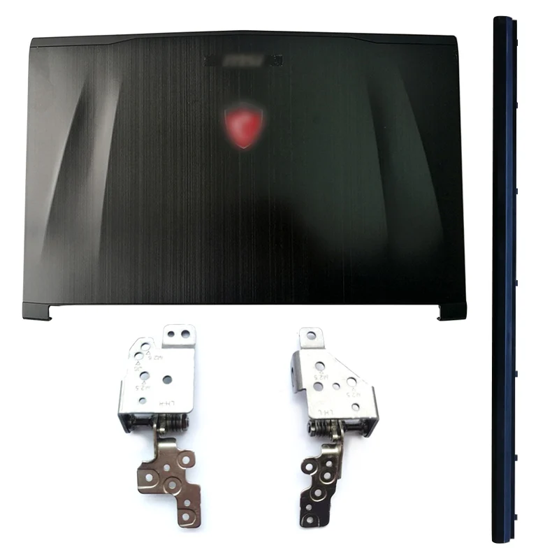 AHingesHingesCover Для MSI GE62 GE62MVR GE62VR MS-16J1 MS-16J2 MS-16J3 ноутбук ЖК-дисплей задняя крышка/Передняя панель/петли крышка/Упор для рук/нижний чехол - Цвет: AHingesHingesCover