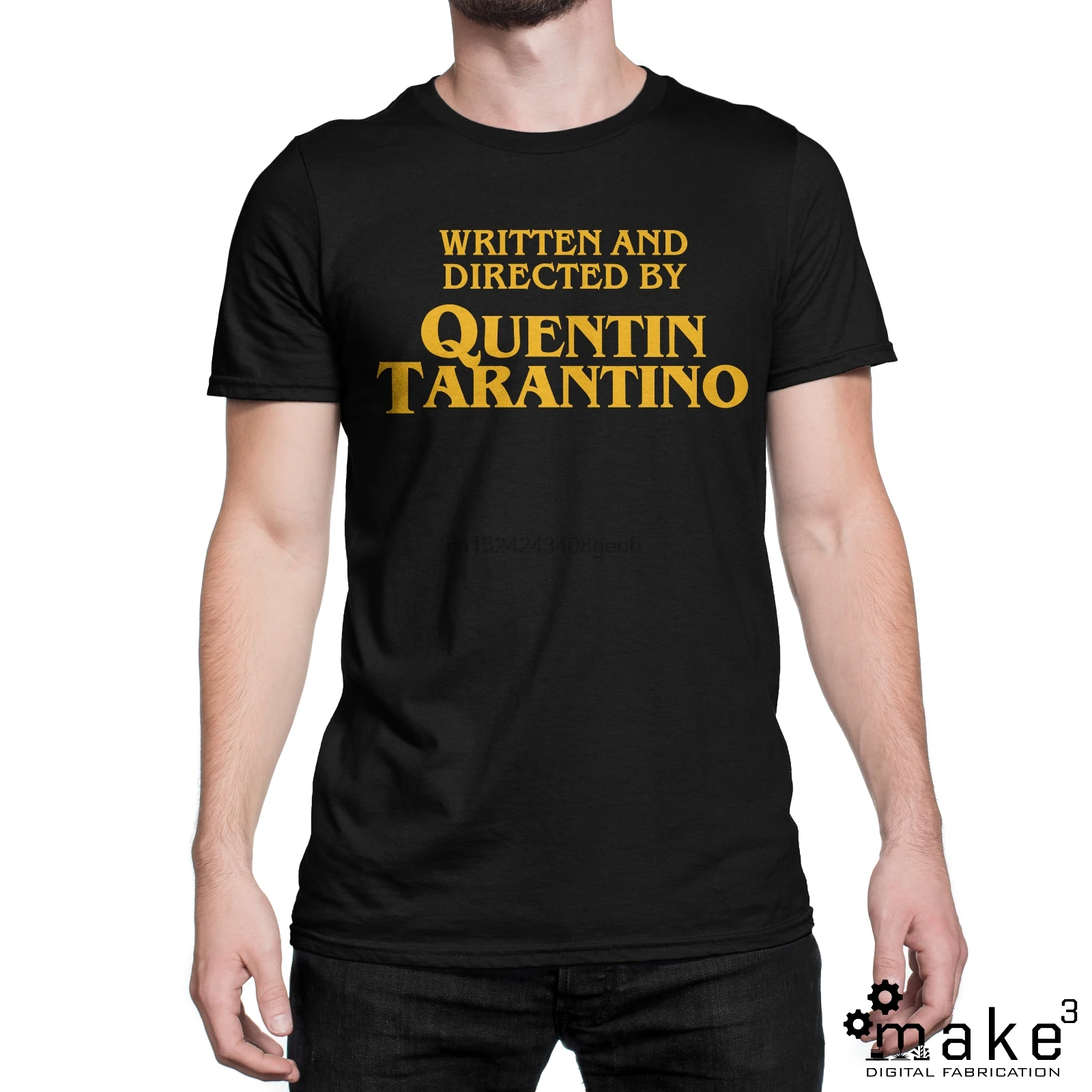 Футболка написанная и направленная (Квентин Тарантино maglia Pulp fiction) | Мужская