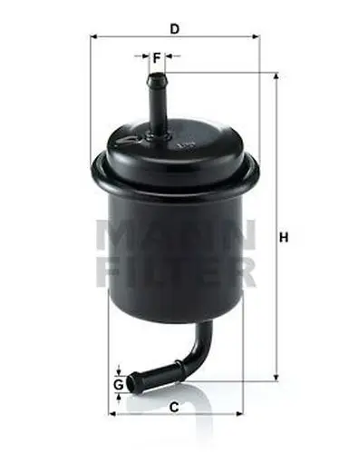 R614. Mann wk 614/11. 47 614 7. 6. 47 614 7.