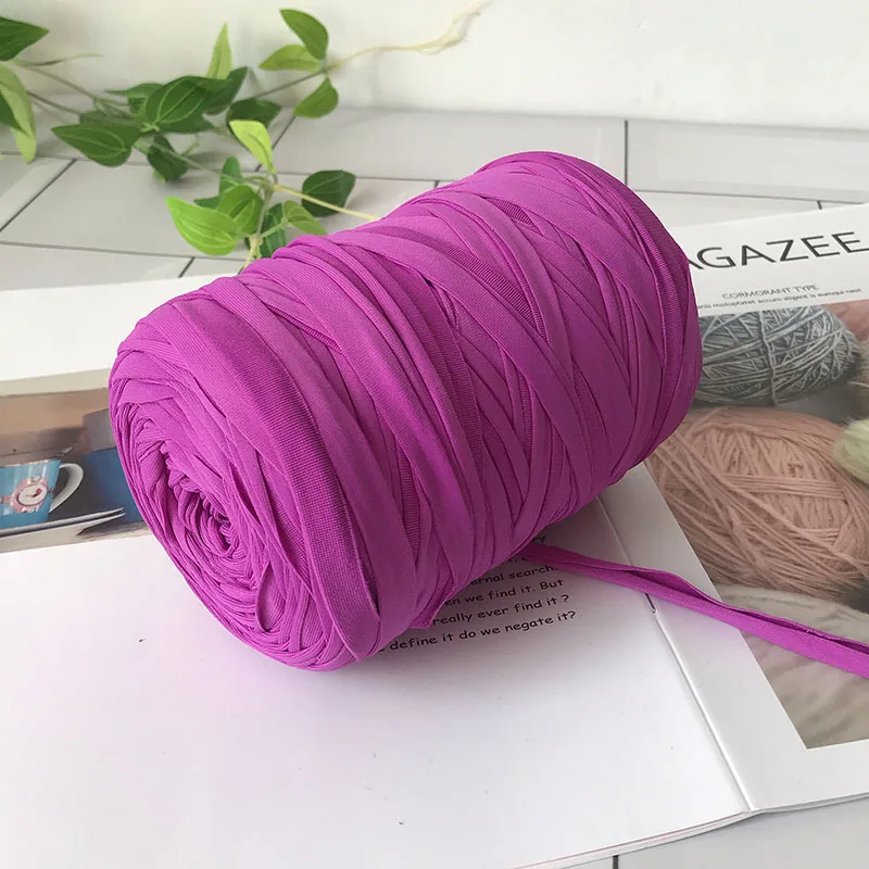 Толстая крупная футболка 400 г пряжа для вязания крючком сделай сам одеяло кошелек