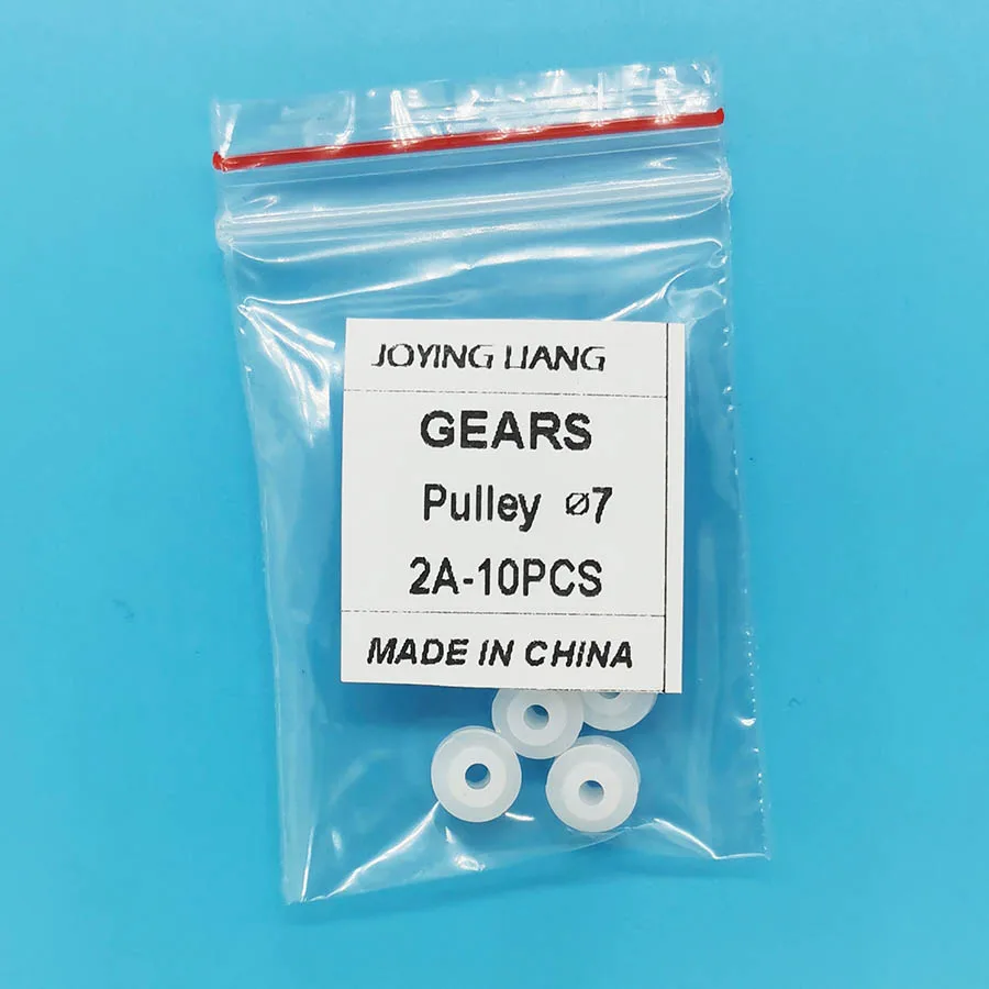 10 Pulegge In Plastica 2x13mm Foro 1,9mm Per Alberi Motore 2mm, Modellismo