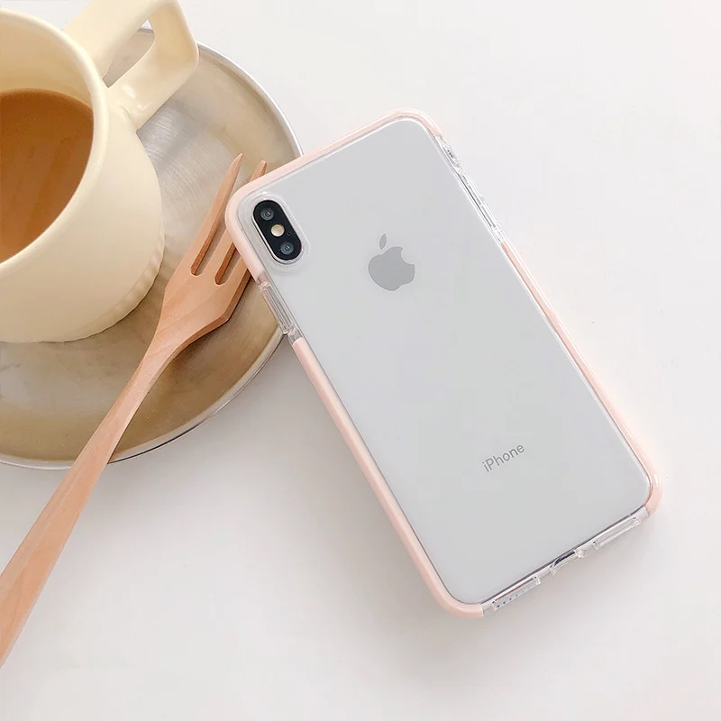 Бампер чехол для iphone 11 Твердый 7 plus чехол для Apple силиконовый iphone 11 xr xs max 6 6s 7 8 plus противоударный Прозрачный чехол для телефона
