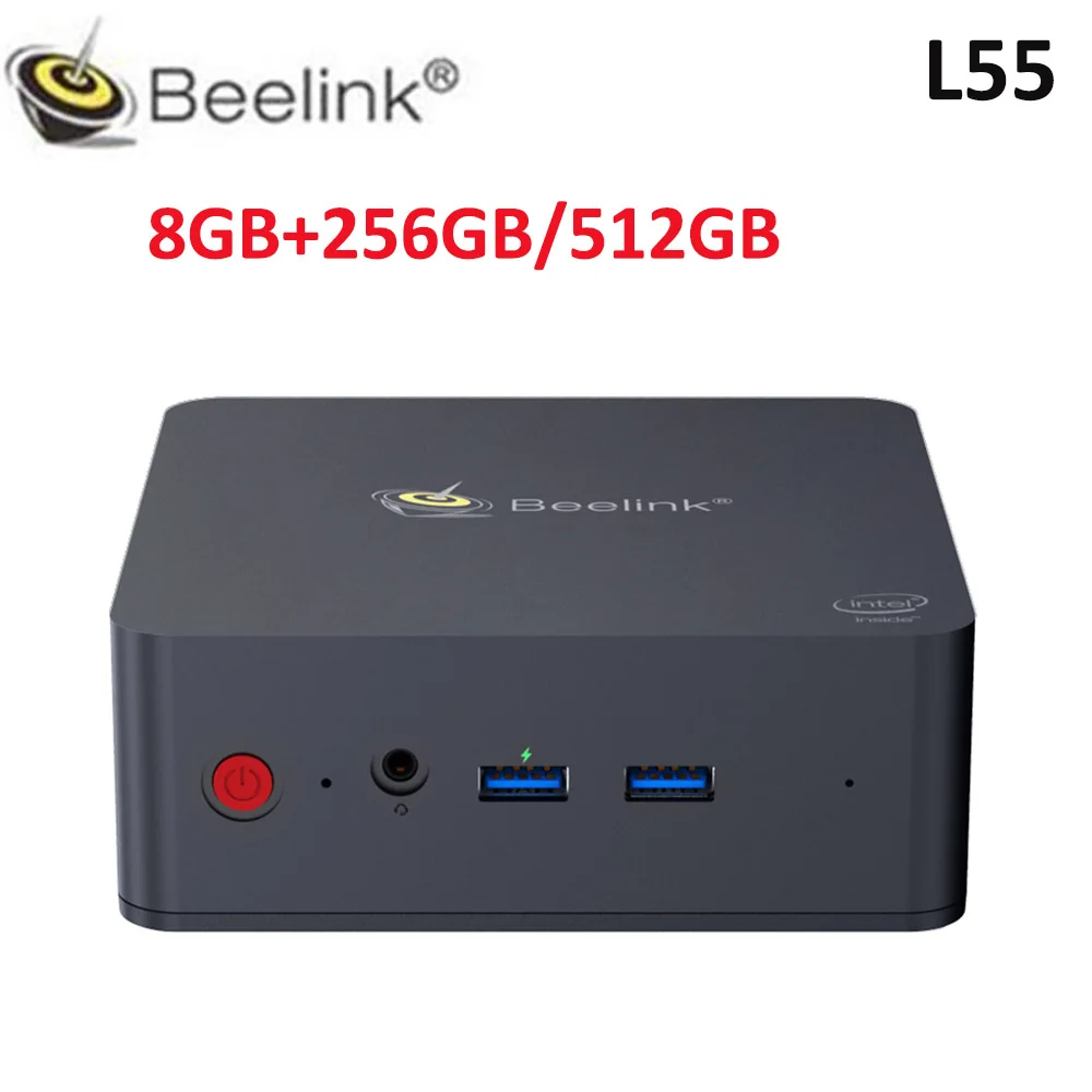 Beelink L55 Мини ПК Windows10 i3-5005U двухъядерный 2 0 GHz Intel 8GB 256GB/512GB blutooth 4 LAN RJ45 1000M USB 3 |