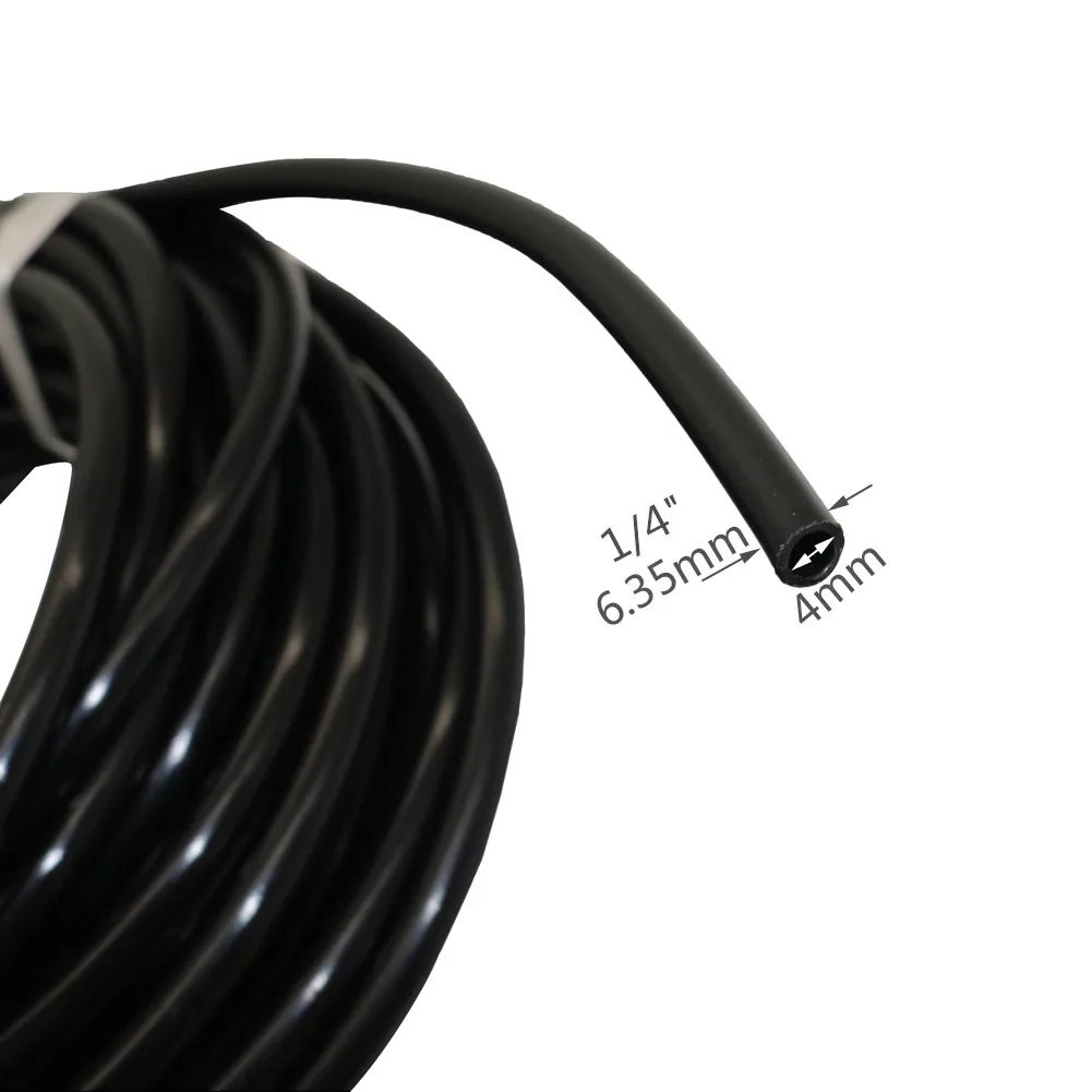 1/4 Inch PE Pipe 4*6.35mm Irrigation Watering Pipe Atomization Misting Nozzles System Hose Water Purifier Fittings 10m/20m/40m garden hose water hose