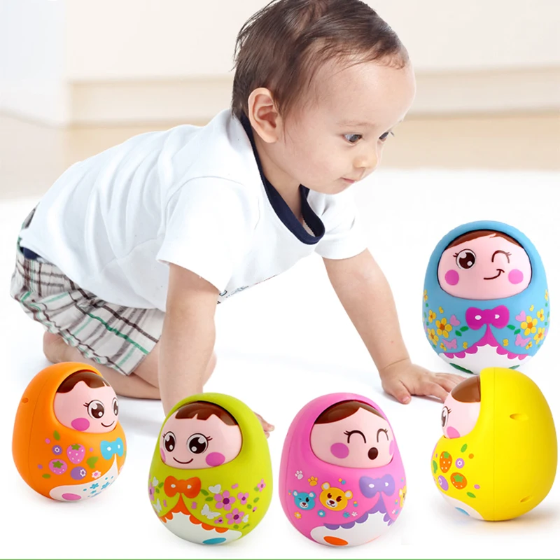 

Baby Toys Brinquedos Matlyoshka Tumbler Doll Baby Rattles Free Shipping Huile Toys 979