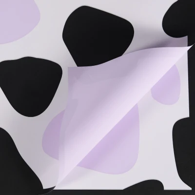 Purple Cow Print Wrapping Paper by Beckah brooks