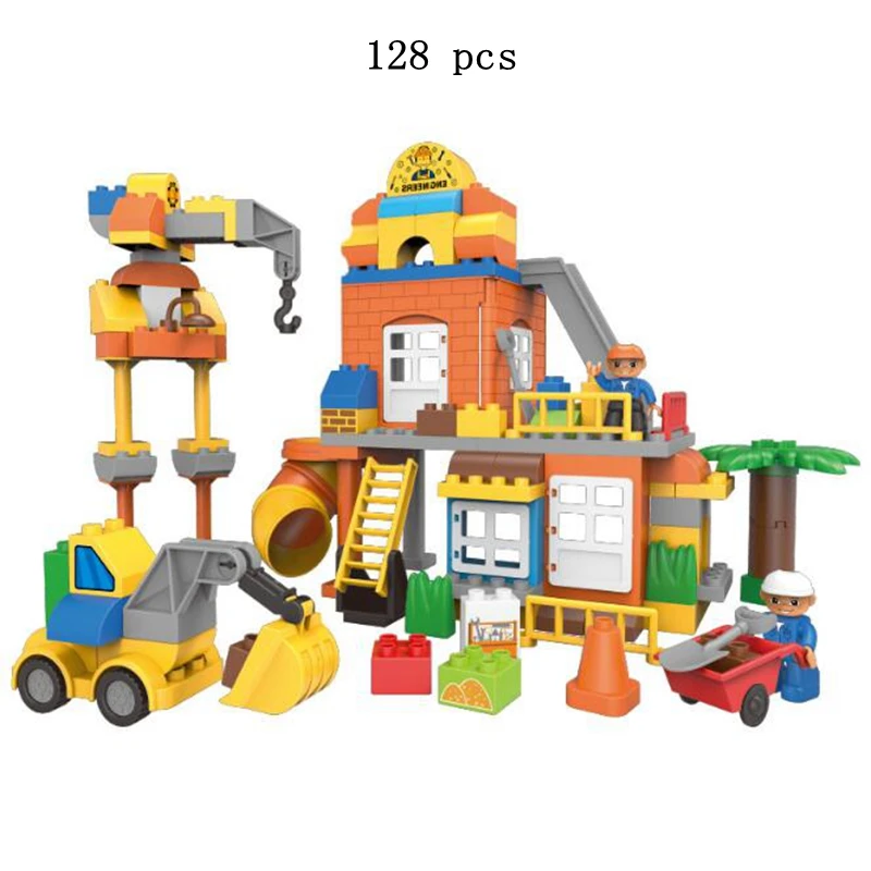 

Creative DIY City Building Fire Alarm Series Large Particle Set Digital Building Blocks Children Educational Toys Gifts