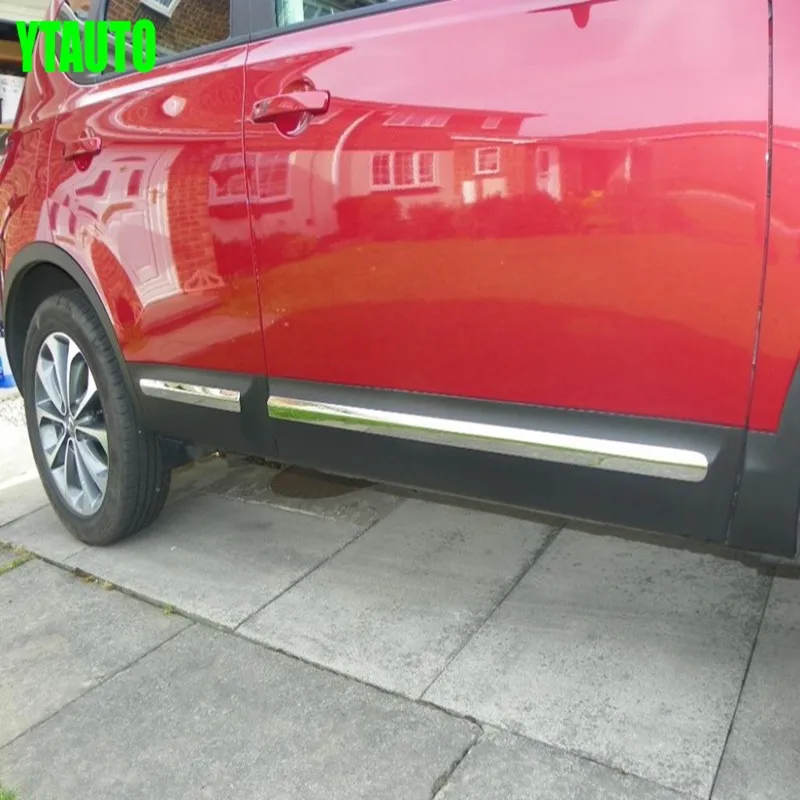 ABS хромированный молдинг для боковой двери Nissan Qashqai 2010-2013 4 шт. автомобильные