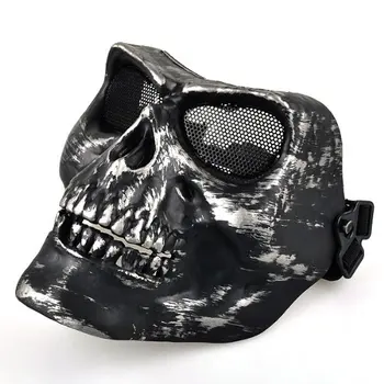 

New Black Airsoft Full Face Protect Death Skull Safety Mask Zoom Enlarge Sell one this Black Airsoft Full Face Protect Death Sku