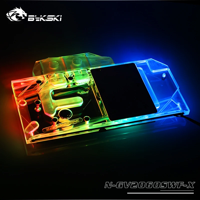 Bykski N-GV2060SWF-X водоблок для видеокарты GIGABYTE RTX 2070/2060 GAMING Super Windforce OC 8G