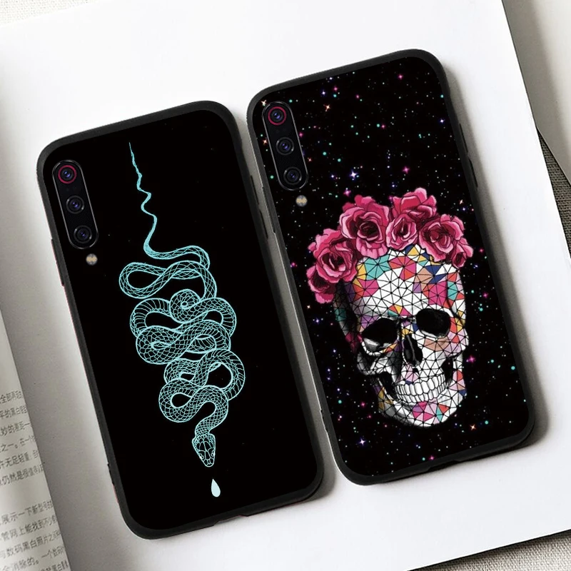 Cute Case For Xiaomi Mi 8 Lite Phone Cases Coquei Xiomi Xaomi Mi8 Flip Stand 8lite Bag handsome skull | Мобильные телефоны и