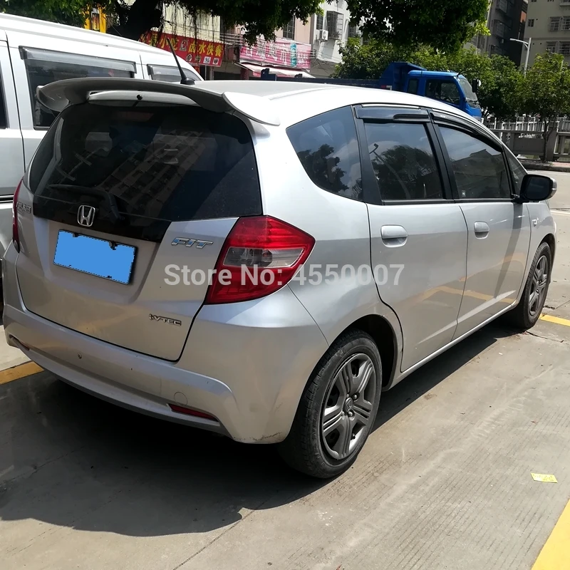 Спойлер для Honda Jazz Fit высококачественный АБС пластик праймер на заднее крыло