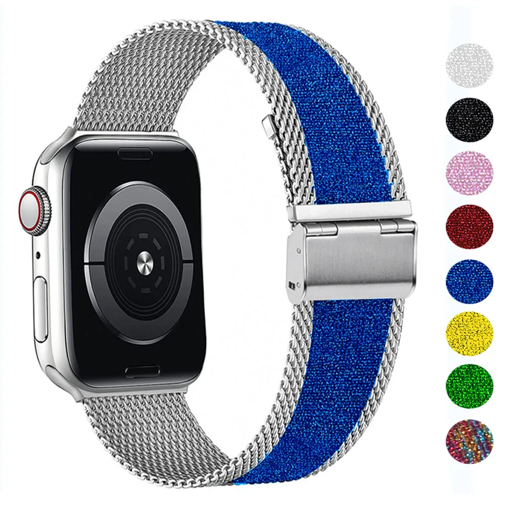 Apple watch ̴ Ʈ  38mm 40mm 42mm 44mm, ε巯 ź Ϸ + ж  iWatch ø 3 4 5 6 se 