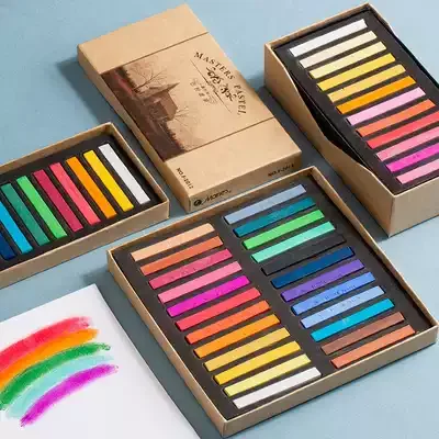 Soft Pastel Set Square Pastels Chalks Square Artist Pastel Set Box of  12/24/36/48 Assorted Colors SP99 - AliExpress