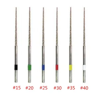 

NiTi U-FILE Endodontic 10Pcs Single Size Root Canal Cleaning Endo File #15 #20 #25 #30 #35 #40 Fit All Scaler Brand's Adapter