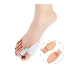2 шт силиконовый гель разделители пальцев ног Выравнивание буйон облегчение боли Жук-дробилка костный эктропион выпрямитель для ухода за ногами инструмент