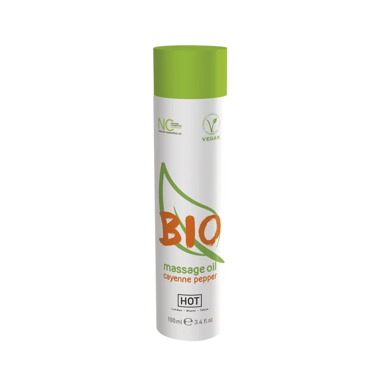 Массажное масло Hot Bio Massage oil cayenne pepper 100 мл. | Красота и здоровье