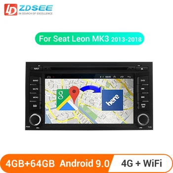 

Android 9.0 DSP 2G+32G for Seat Leon MK3 2012 2013 2014 2015 2016-2018 Car Multimedia Player Radio GPS DVD carplay FM RDS