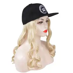 Beauty On Line бейсбольная шляпа с синтетическими волосами для наращивания тела волна парик Новый стиль Intergrate cap 613 # цвет