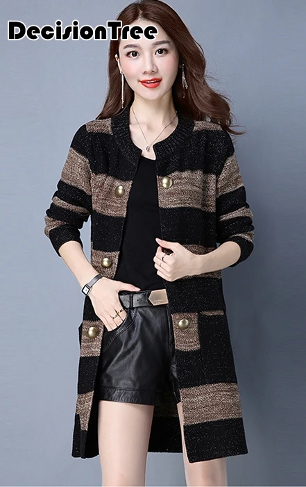 Best Price 2020 cardigan sweaters women knitted coat women's sweater top feminine clothes long sleeve warm korean style female knitwear