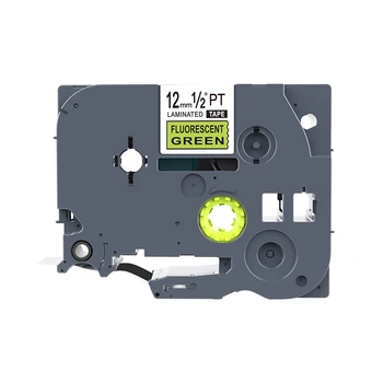 

PUTY 1PCS TZeD31 TZ-D31 Label Tape for Brother Black on Flugreen Fluorescent Tape Compatible for Brother p-touch TZE D31