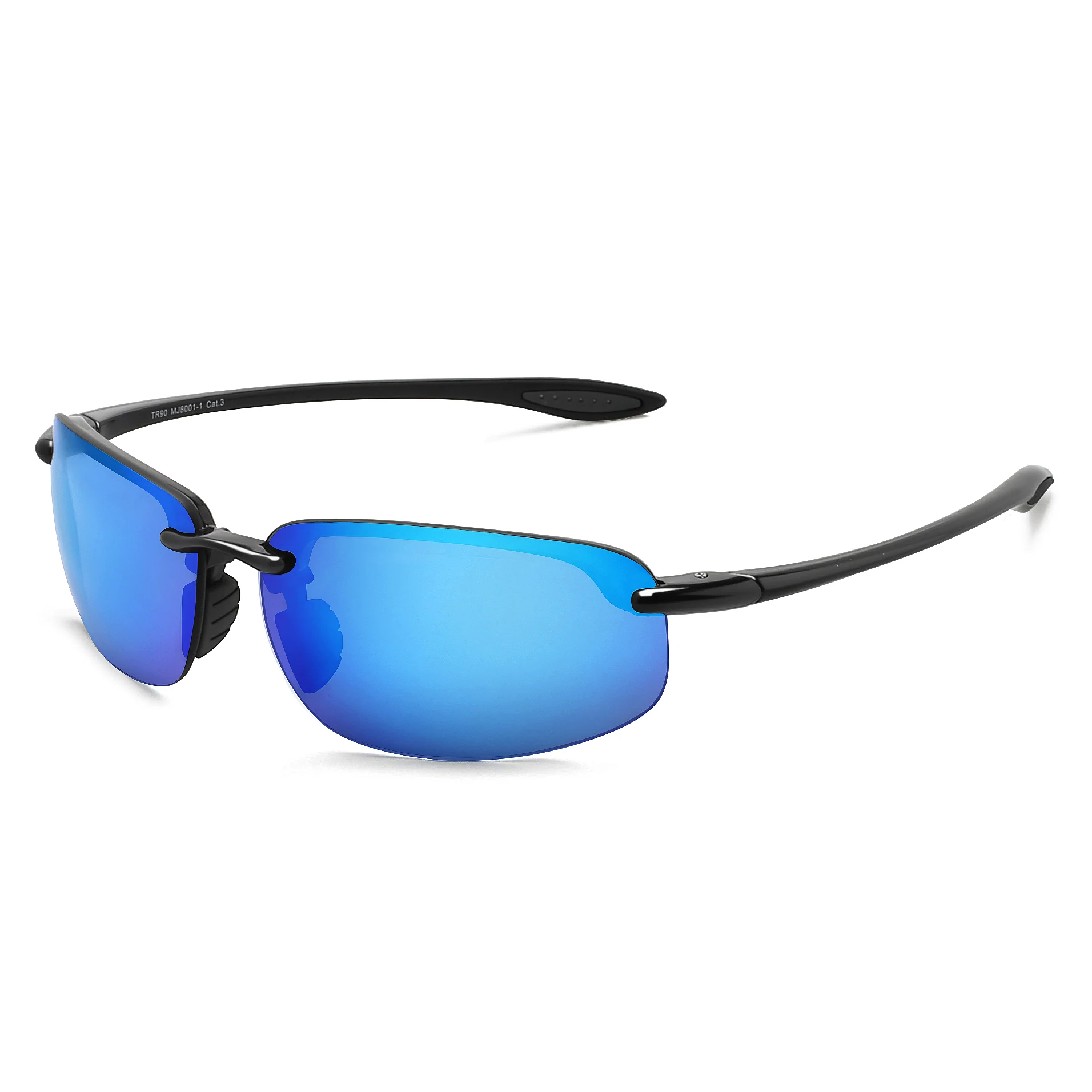 JULI Classic Sports Sunglasses For Women Driving And Running Rimless Ultralight Frame Sun Glasses Men UV400 MJ8001_voghion.com