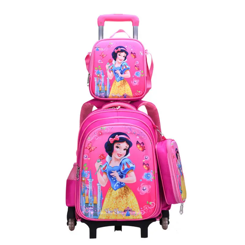 3D Детский рюкзак для путешествий на колесиках, рюкзак на колесиках для мальчиков, рюкзак на колесиках для школьников, школьная сумка на колесиках - Цвет: 5