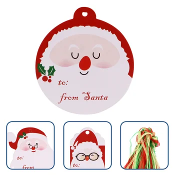 

100pcs Christmas Tag Cards Unique Hanging Paper Tags Festival Gift Tags