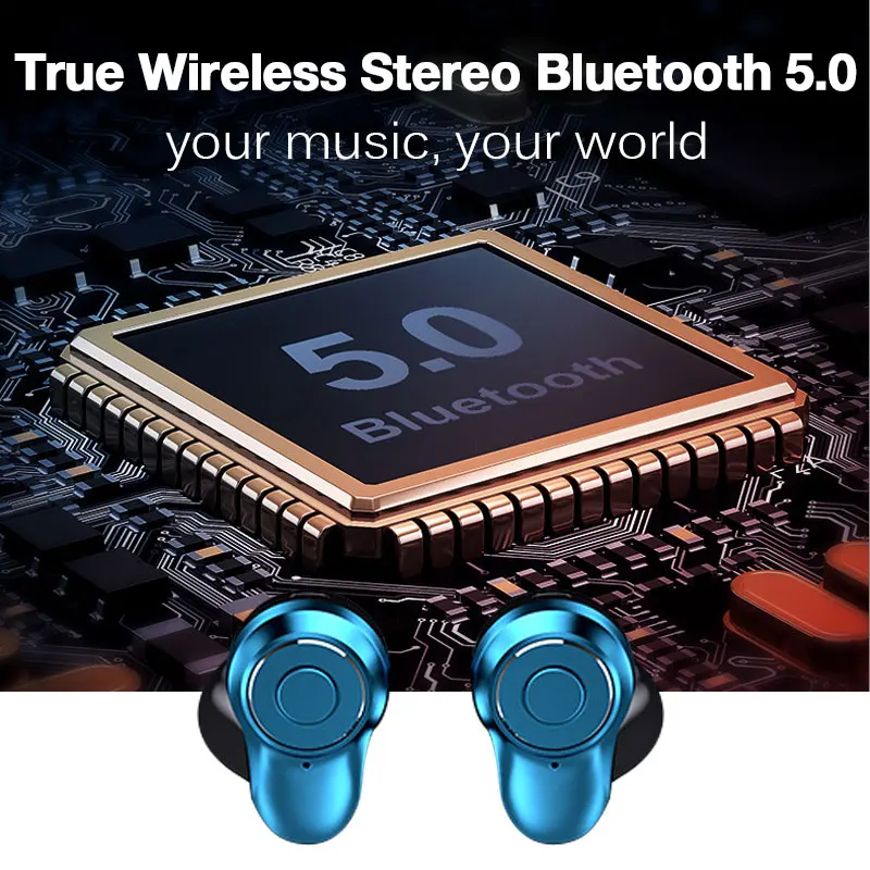 Сенсорные bluetooth-наушники, беспроводные наушники TWS Bass, наушники для мобильного телефона mi airdots Red mi Note 8 U mi digi A5 Pro