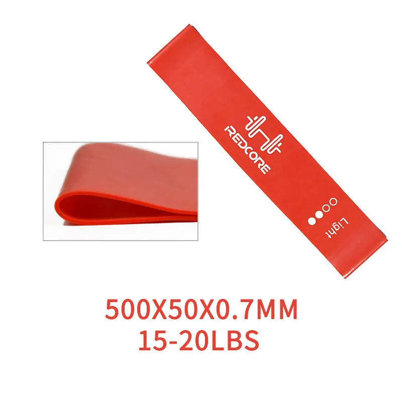 500x50x0.7mm Эластичные резинки для йоги, фитнеса, пилатеса, тренировочная лента для упражнений, тренажерного зала, спортивное оборудование для тренировок, 4, 5, 6 уровней - Цвет: 500x50x0.7mm