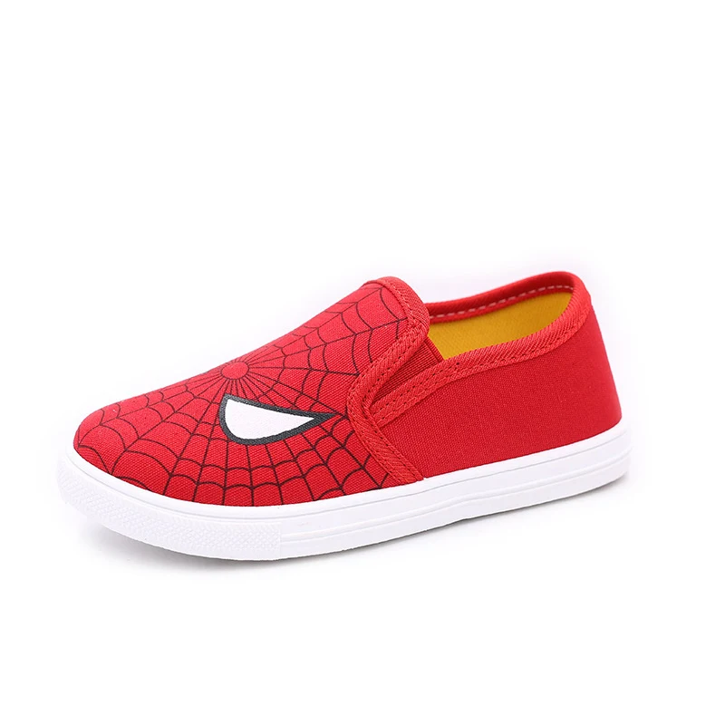 red 01 Special Soft Boys Shoes Spiderman Sneakers Running Sports Shoes Kids Casual Flats Children Loafers Superman Batman Creative - Цвет: red 01