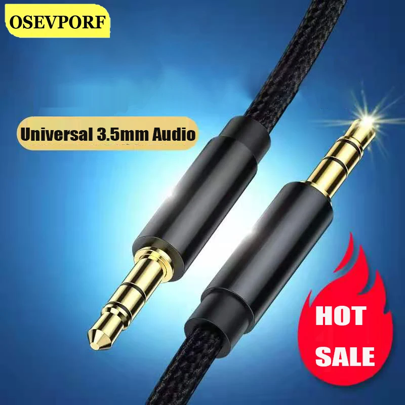 3.5mm Audio Cable Jack 3.5 Male To Male Audio Aux Cable For Xiaomi Car