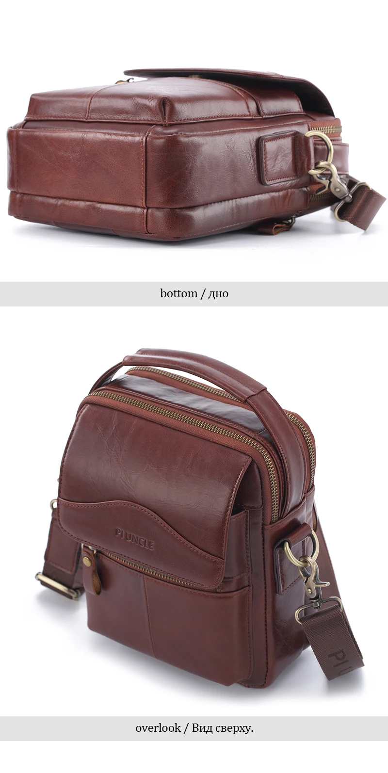 Брендовая сумка на плечо из натуральной кожи, мужская повседневная сумка, дизайнерская мини сумка-тоут, сумки мессенджер, мужские многофункциональные мужские сумки, коричневая кожаная сумка